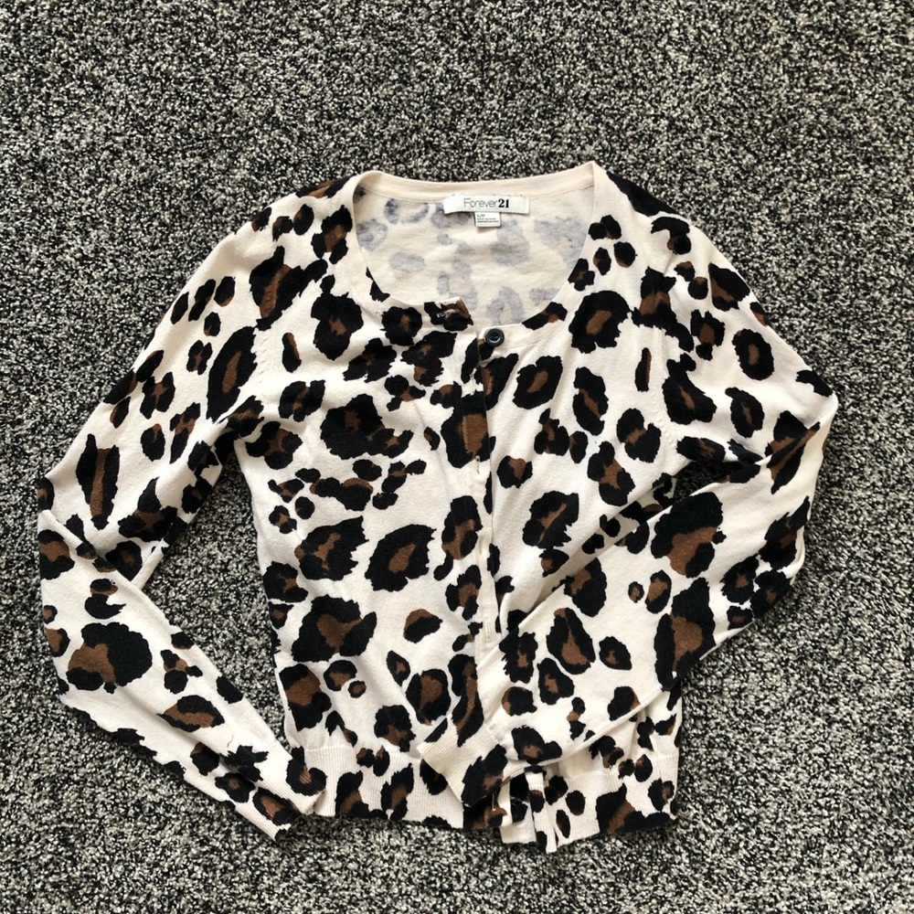 Leopard cardigan